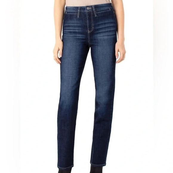 LIVERPOOL Dark Wash Straight Leg Jeans Size 6 - Picture 2 of 16